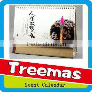 Custom shape and custom scent chinese calendar 2015 J015