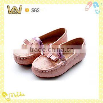 2015 spring genuine leather lovely kid shoes for girl
