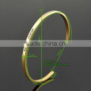 Technology 2016 Rose Gold Engraved Bracelet Stainless Steel photo-6