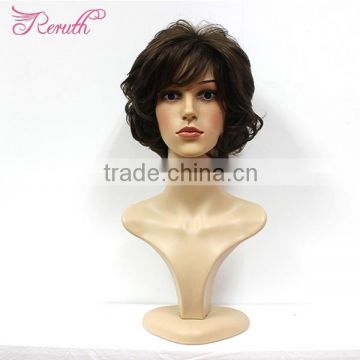 Fashion Shoulder Length Ombre Synthetic Full Lace Wigs, Party Wig