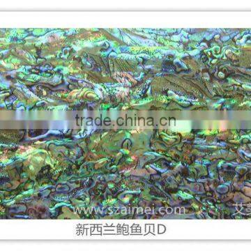 New Zealand abalone (paua) shell paper/shell sheet/shell laminate