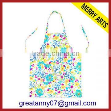 Futian Market Yiwu China customized high quality cheap wholesale kitchen bib aprons with company logo