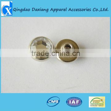 Fashion crystal rivets for garment