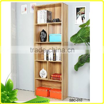 Cheap wooden cube bookcase /tree style bookshelf simple designs