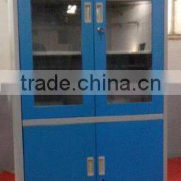 High Glass Office Steel Storage Cabinet Office/kitchen/living Cupboard Furniture photo-4