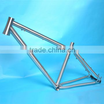 High Quality Titanium Mountain Bike Frame Bicycle Titanium Frame MTB