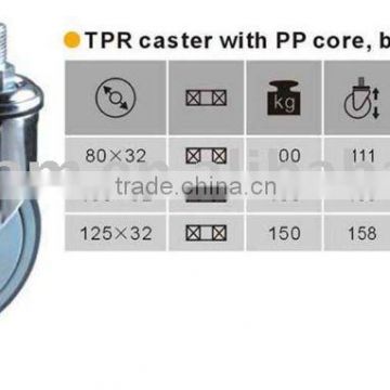 furniture castor with ball bearing