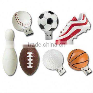 2014 new product wholesale volleyball usb flash drive free samples made in china