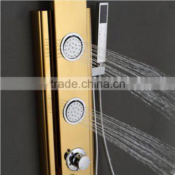 Building Materials Golden Set Column Shower Panel Y-009