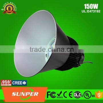 Meanwell driver C ree led UL DLC luminaire LED 150w wholesale price high bay light