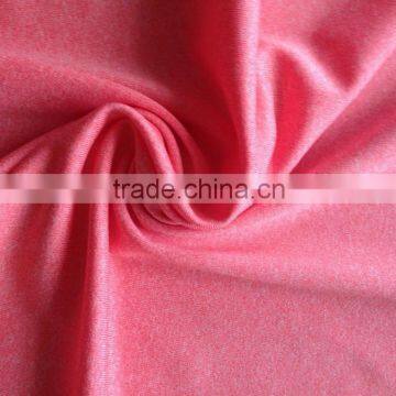 polyester spandex four way stretch jersey fabric CD cation poly heather color sport wear fabric cation spandex jersey fabric