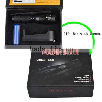Rechargeable Battery Power Supply XM-L T6 LED G700 Police Flashlight Torch photo-6