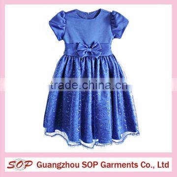 Children's clothing puffy dresses for girls fashion kids girls evening dresses