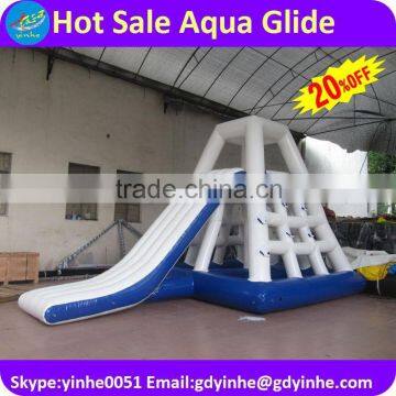 2016 hot sale inflatable aqua glide