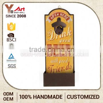 Brand New Hot Quality Customized Design Metal Beer Custom Wall Mounted Bottle Opener                        
                                                Quality Choice