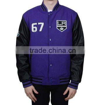 Wool Leather Varsity Jackets 9040