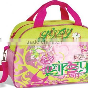 water dots sport bag with hander for kids for girl