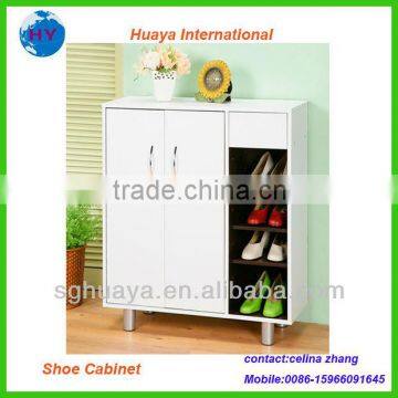 High glossy modern style melamine shoe cabinet