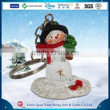 Snow man custom fashion key chain