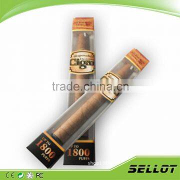 Top quality E cigar 1800 puffs huge vapor Disposable china e cigar