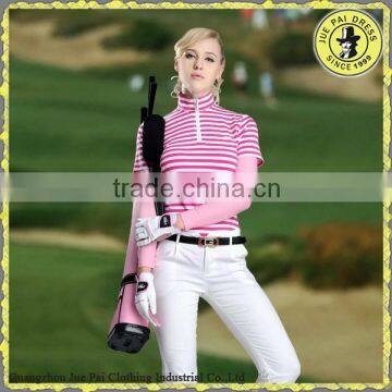 2015 Custom Slim Fit Lady Golf Uniform With Zipper