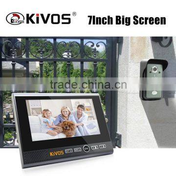 color video door phone system 7 inch color video door phone