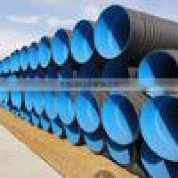 Water drainage SN8 DN160m-800mm Corrugated HDPE pipe