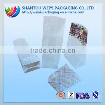 wholesale bopp square bottom plastic paper bag