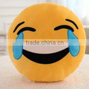 Free Sample -Wholesale CE EN71 top quality stuffed emoji pillows