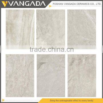 Indoor fully vitrified simple design bathroom floor tile design cement tile