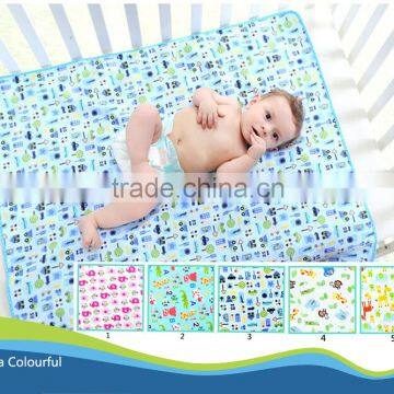 waterproof cotton baby changing mat/sheet/pad/baby play mat