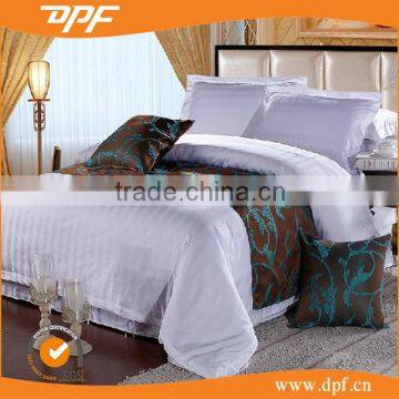 Luxury style satin jacquard embroidery cushions and bed runners