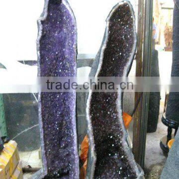 Natural Rock Amythest Geode photo-1