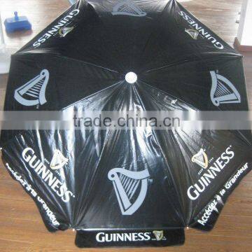 guinness logo print vinyl tarpaulin pvc waterproof fabric patio outdoor umbrella