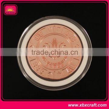 copper plated zinc alloy coin