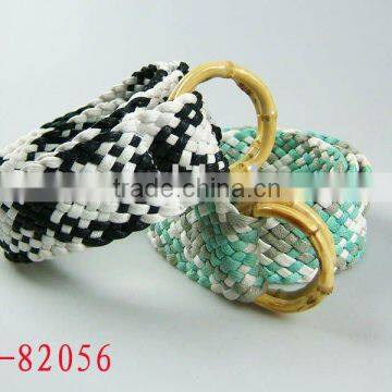 Fashion Wood Handed Weaving Belt