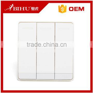 BIHU switch socket supplier OEM wholesale high quality PC large press button switch and socket