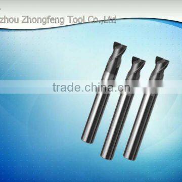 Tungsten carbide corner radius end mill