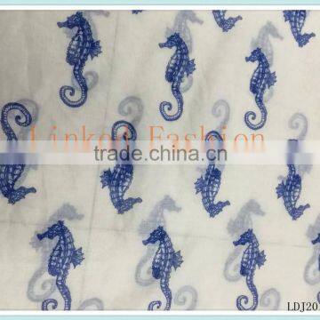 2015 Women Ployester Long Soft Hippocampus Scarf Wraps Shawl photo-2