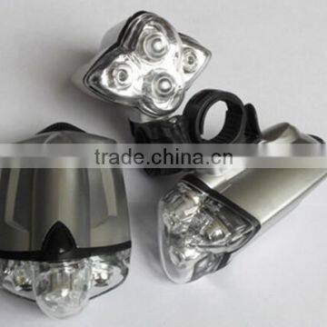 Ultra Bright 4 White LED Lamp Bike Bicycle Front Head Light