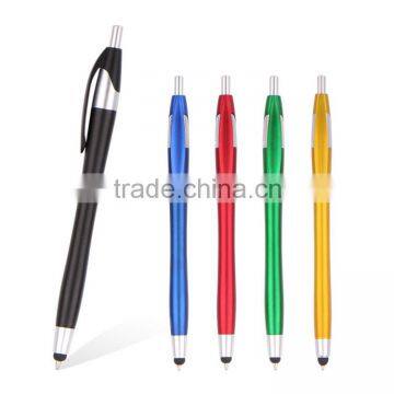 Hot sale plastic promotional ball pen with stylus                        
                                                Quality Choice