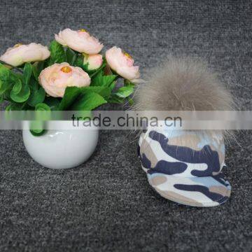 Pom Pom Fur p[urse / raccoon Fur Keyring / Plush Toy handbag