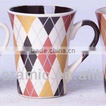 11oz Stoneware Trumpet shaped coffee mugs