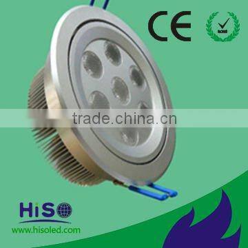 hot sales !!! high power 7*1W led ceiling downlight