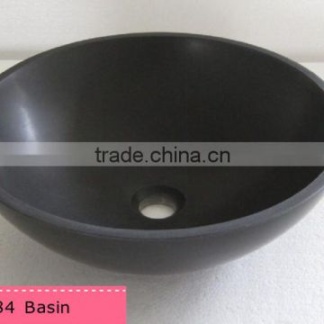 black g684 natural stone wash basin