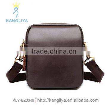 Pure Leather Bags Small Men Leather Shoulder Bag Good Design High Quality Bags
