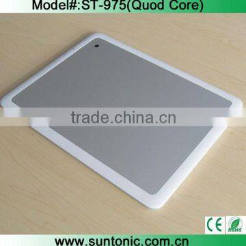 high end 9.7 inch quad core tablet pc with retina screen 2048x1536 and Mali-400 MP*4 Core GPU