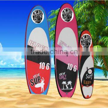Giant inflatable sup board with paddle