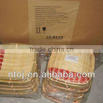 21*21cm Bamboo Tray