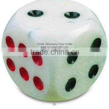 White Onyx Dice